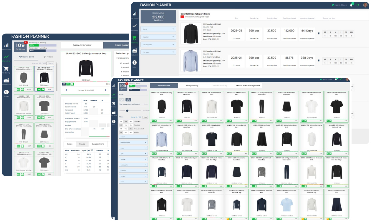 screenshot of Fashion Planner